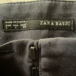 Zara Basic slacks - size USA L. In teal green. Mint condition.